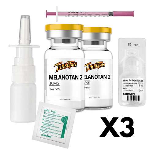 Melanotan 2 Tanning Nasal Spray (Treble Kit) For Sale | Turbo Tan